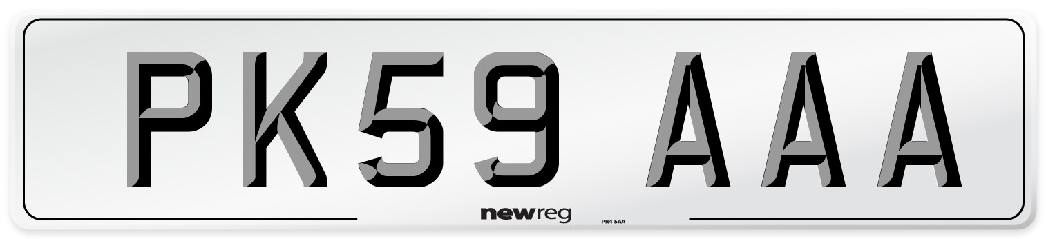 PK59 AAA Number Plate from New Reg